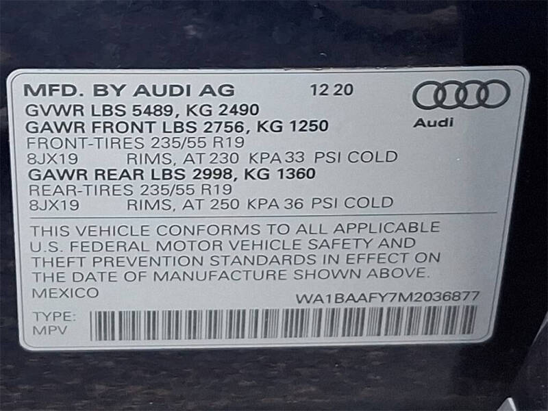 2021 Audi Q5 quattro Premium Plus 45 TFSI