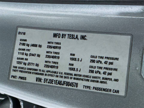 2018 Tesla Model 3 Long Range
