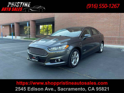 2015 Ford Fusion Energi for sale at Pristine Auto Sales in Sacramento CA