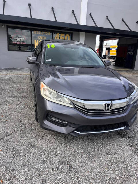 2016 Honda Accord for sale at M & J UNITED AUTO SALES in LAUDERDALE LAKES, FL