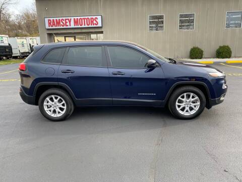 2014 Jeep Cherokee for sale at Ramsey Motors in Riverside MO