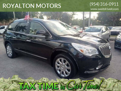 2014 Buick Enclave for sale at ROYALTON MOTORS in Plantation FL