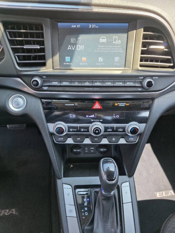 2019 Hyundai Elantra Value Edition