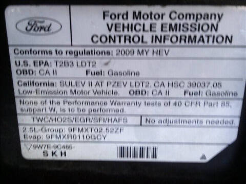 2009 Mercury Mariner Hybrid