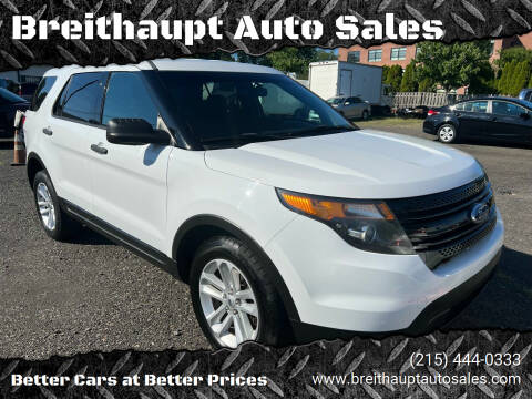 2015 Ford Explorer for sale at Breithaupt Auto Sales in Hatboro PA