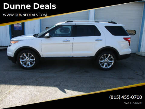 2013 Ford Explorer for sale at Dunne Deals in Crystal Lake IL