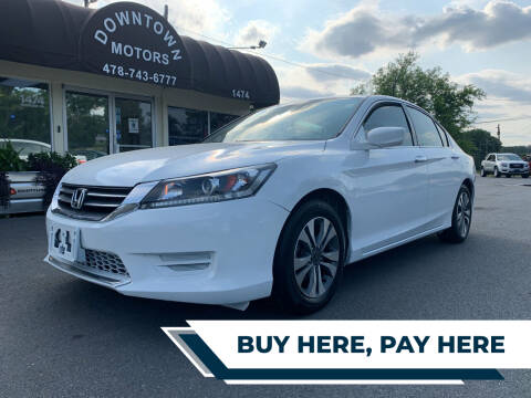 2015 Honda Accord for sale at DOWNTOWN MOTORS in Macon GA