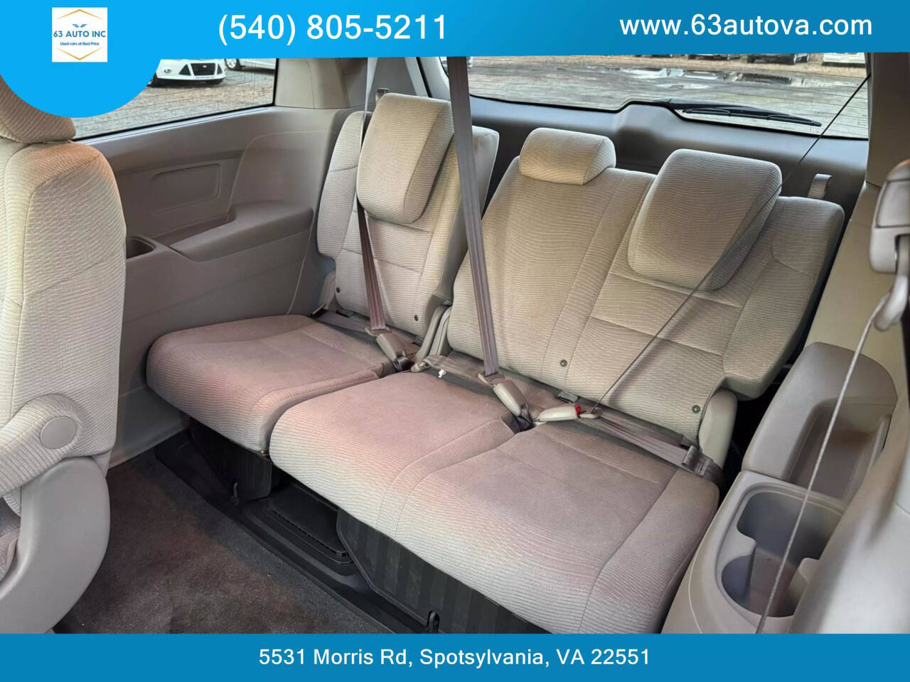 2012 Honda Odyssey for sale at 63 Auto Inc in Spotsylvania, VA