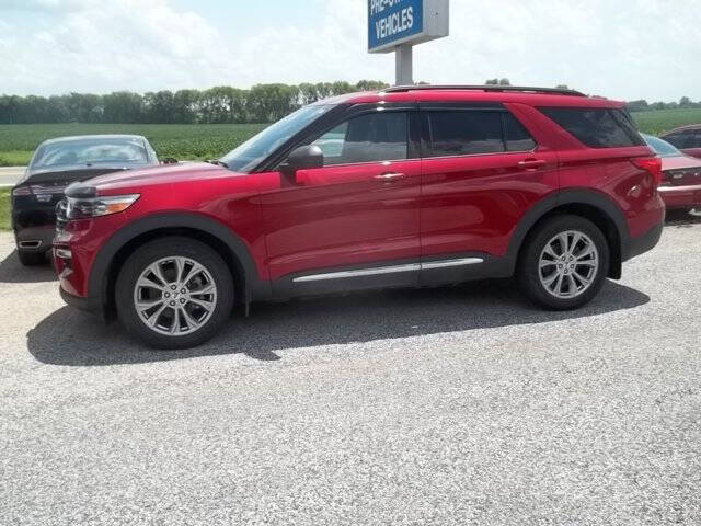 Rapid Red Metallic Tinted Clearcoat 2020 Ford Explorer XLT AWD XLT 4dr SUV 1