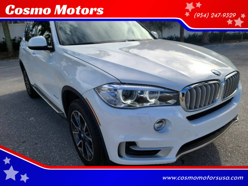 2017 BMW X5 for sale at Cosmo Motors in Pompano Beach FL