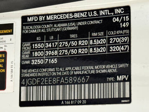 2015 Mercedes-Benz GL-Class GL 350 BlueTEC