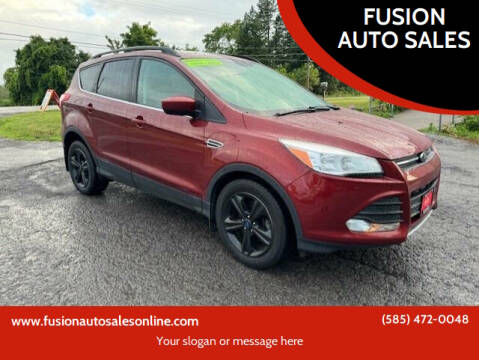 2014 Ford Escape for sale at FUSION AUTO SALES in Spencerport NY