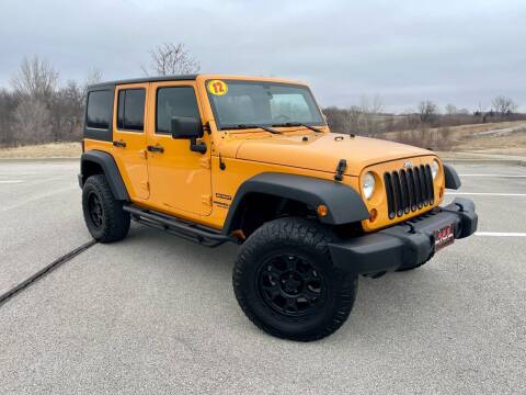 2012 Jeep Wrangler Unlimited for sale at A & S Auto and Truck Sales in Platte City MO
