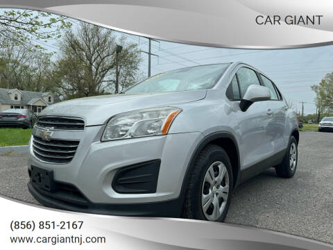 2016 Chevrolet Trax for sale at Car Giant in Pennsville NJ