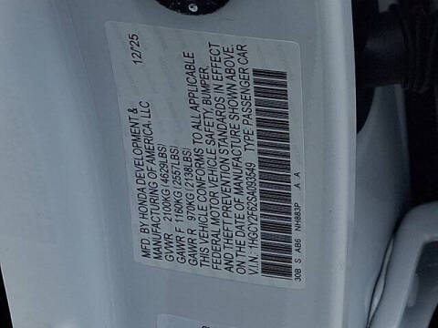 2025 Honda Accord Hybrid EX-L