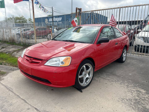 2001 Honda Civic for sale at CELAYA AUTO SALES INC in Houston TX