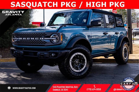 2022 Ford Bronco for sale at Gravity Autos Atlanta in Atlanta GA