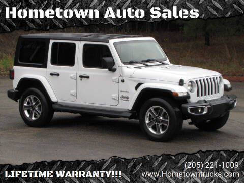 2021 Jeep Wrangler Unlimited for sale at Hometown Auto Sales - SUVS in Jasper AL