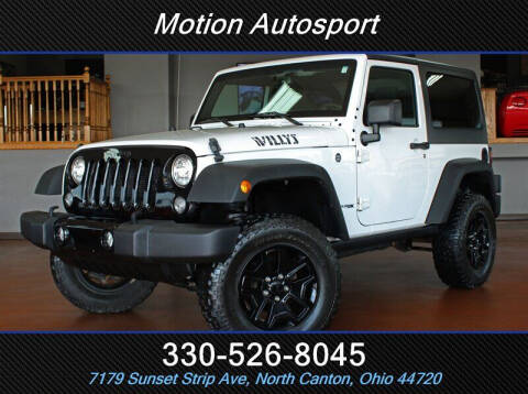 2018 Jeep Wrangler JK for sale at Motion Auto Sport in North Canton OH