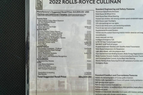 2022 Rolls-Royce Cullinan