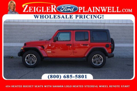 2020 Jeep Wrangler Unlimited for sale at Zeigler Ford of Plainwell- Jeff Bishop in Plainwell MI