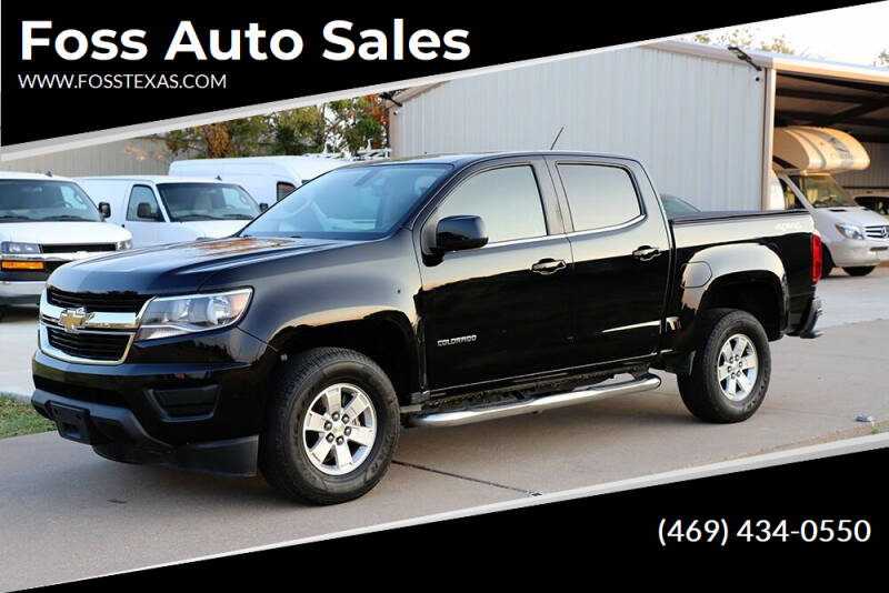 2019 Chevrolet Colorado for sale at Foss Auto Sales in Forney TX