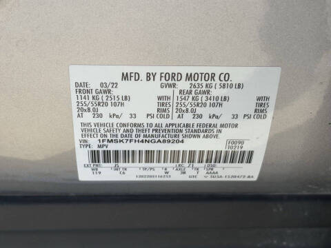 2022 Ford Explorer Limited