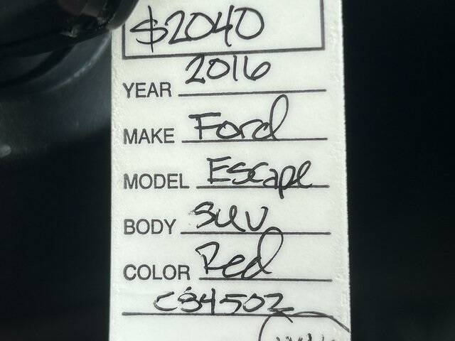 2016 Ford Escape S