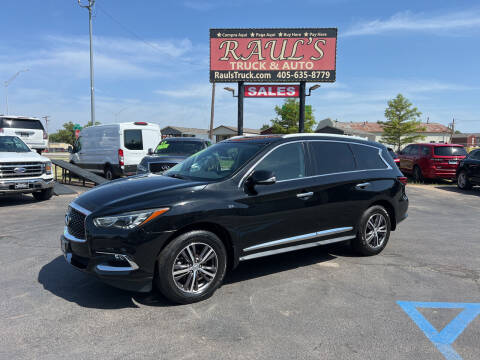 2017 Infiniti QX60 for sale at RAUL'S TRUCK & AUTO SALES, INC in Oklahoma City OK