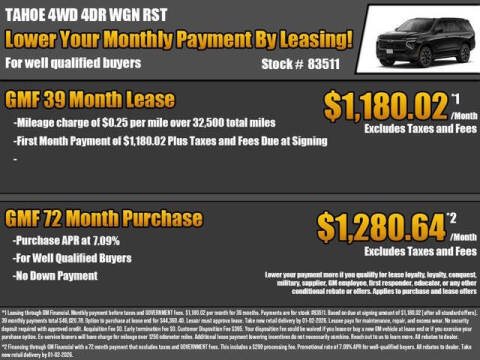 2026 Chevrolet Tahoe RST