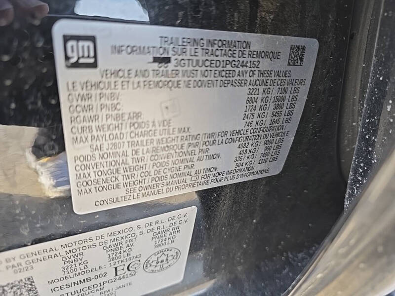 2023 GMC Sierra 1500