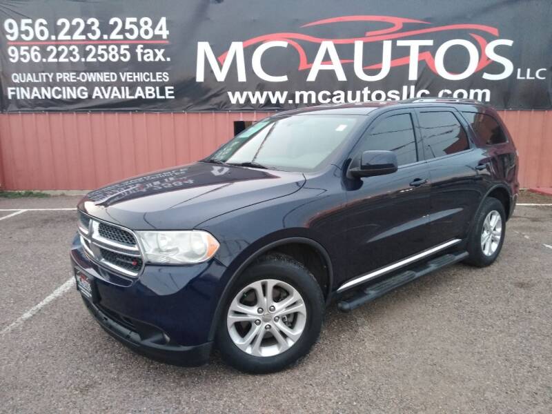 2013 Dodge Durango for sale at MC Autos LLC in Pharr TX