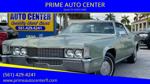 1969 Cadillac Eldorado for sale at PRIME AUTO CENTER in Palm Springs FL