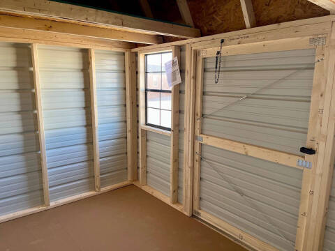 2025 Derksen 8x12 Metal Side Lofted Barn