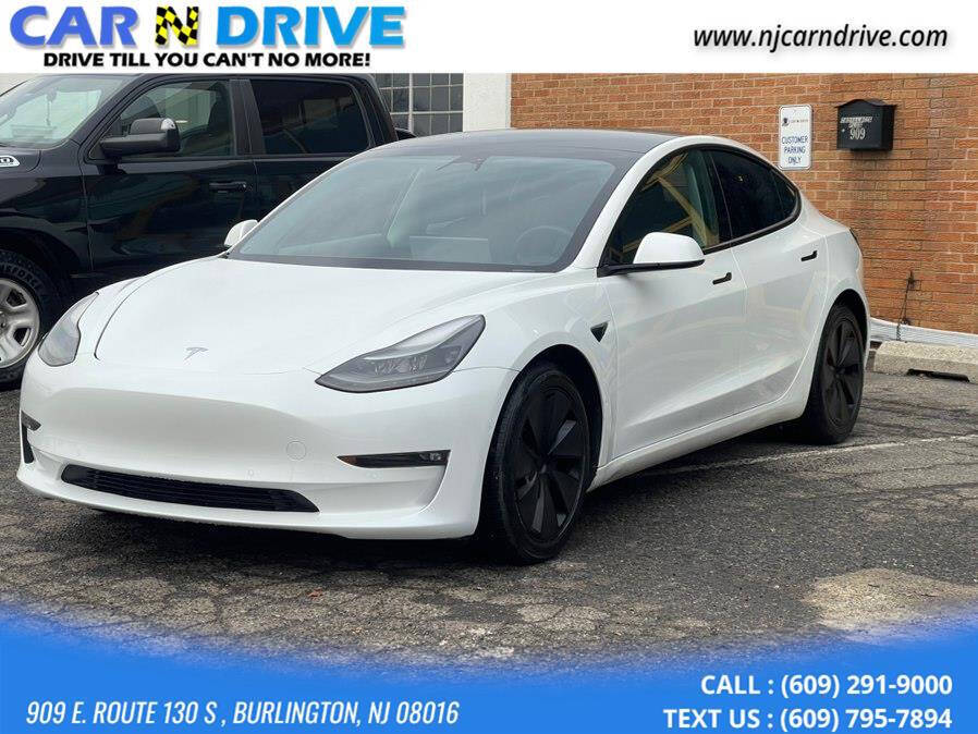 White 2021 Tesla Model 3 Standard Range Plus Standard Range Plus 4dr Sedan 2