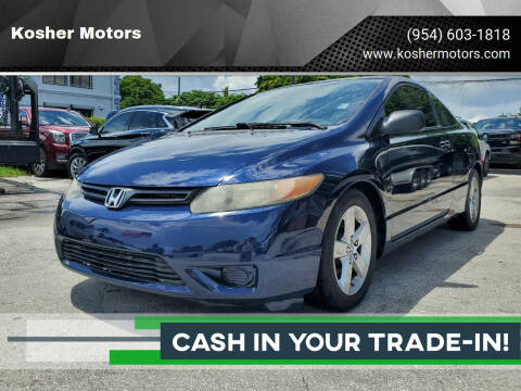 2008 Honda Civic for sale at Kosher Motors in Hollywood FL