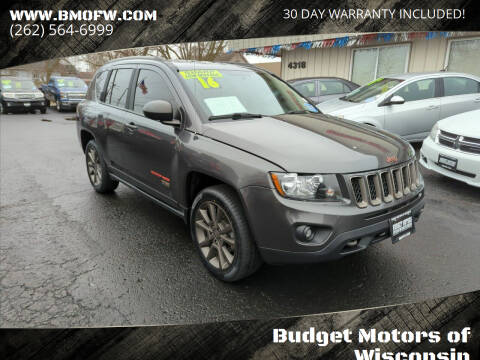 2016 Jeep Compass for sale at Budget Motors of Wisconsin in Racine WI