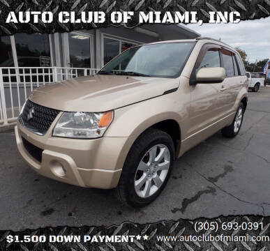 2012 Suzuki Grand Vitara for sale at AUTO CLUB OF MIAMI, INC in Miami FL