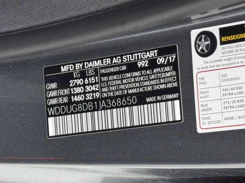 2018 Mercedes-Benz S-Class S 560