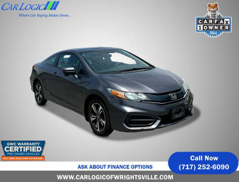 2015 Honda Civic for sale at Car Logic of Wrightsville in Wrightsville PA