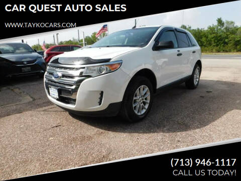 2014 Ford Edge for sale at CAR QUEST AUTO SALES in Houston TX