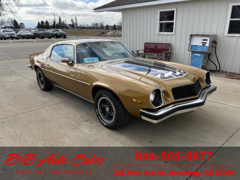 1974 Chevrolet Camaro for sale at B & B Auto Sales in Brookings SD