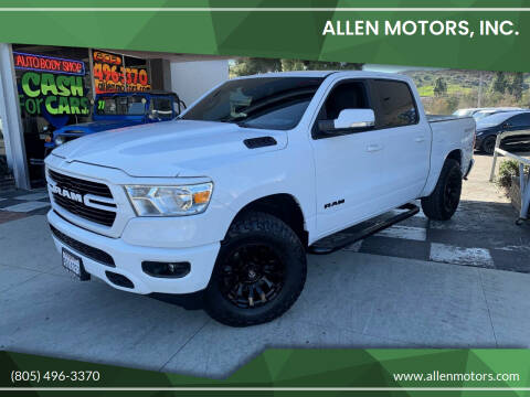 2021 RAM 1500 for sale at Allen Motors, Inc. in Thousand Oaks CA