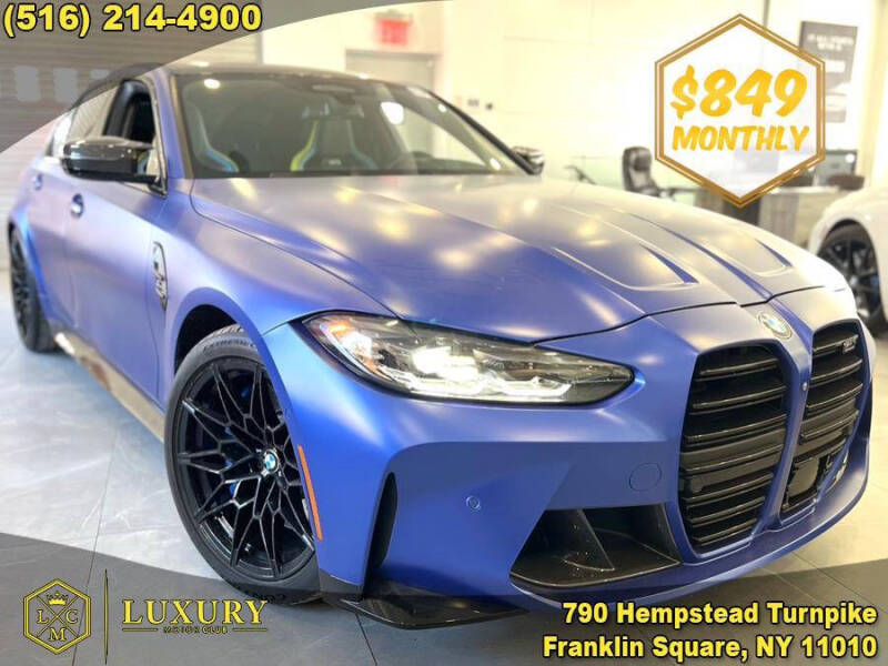 2022 BMW M3 for sale at LUXURY MOTOR CLUB in Franklin Square NY