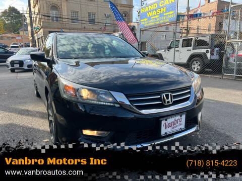 2013 Honda Accord for sale at Vanbro Motors Inc in Staten Island NY