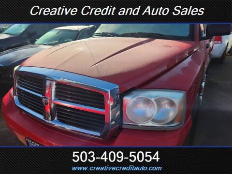 2007 Dodge Dakota for sale at Creative Credit & Auto Sales in Salem OR