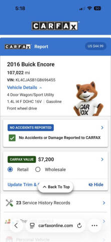 2016 Buick Encore