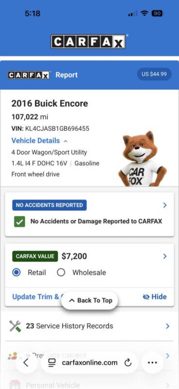 2016 Buick Encore