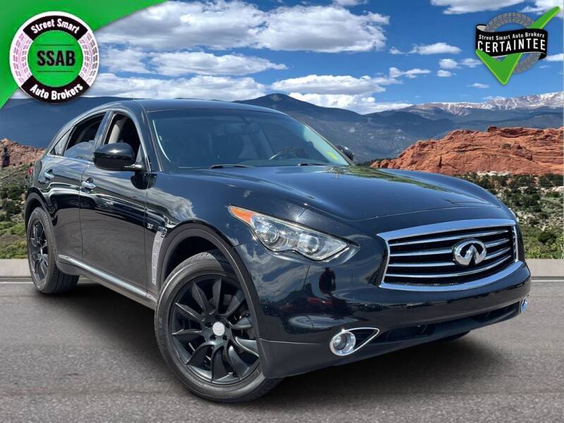 2016 Infiniti QX70 for sale at Street Smart Auto Brokers in Colorado Springs CO