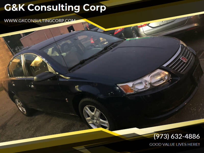 2007 Saturn Ion for sale at G&K Consulting Corp in Fair Lawn NJ